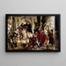 Jesus expelling the merchants from the temple - Jacob Jordaens — framed artwork on a wall