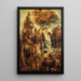 The Martyrdom of Saint Apollonia - Jacob Jordaens — framed artwork on a wall