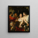 Méléagre et Atalante - Jacob Jordaens — framed artwork on a wall