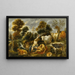 Mercury, Argus and Io - Jacob Jordaens — framed artwork on a wall