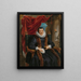 Portrait Painting of Magdalena de Cuyper - Jacob Jordaens — framed artwork on a wall