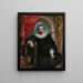 Portrait Painting of Rogier Le Witer - Jacob Jordaens — framed artwork on a wall