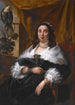 Portrait of a Lady - Jacob Jordaens — framed artwork on a wall