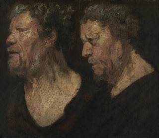 Studies of Abraham Grapheus's Head - Jacob Jordaens — artwork view