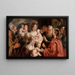 Laissez venir à moi les petits enfants - Jacob Jordaens — framed artwork on a wall