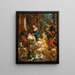 L'Adoration of the Magi - Jacob Jordaens — framed artwork on a wall