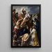 The Carrying of the Cross - Jacob Jordaens — framed artwork on a wall