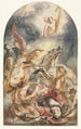 La Conversion de Saul avec le Christ et la croix - Jacob Jordaens — artwork view