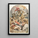 La Conversion de Saul avec cavalier et bannière - Jacob Jordaens — framed artwork on a wall