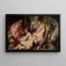Les filles de Cécrops trouvant l'enfant Érichthonios - Jacob Jordaens — framed artwork on a wall