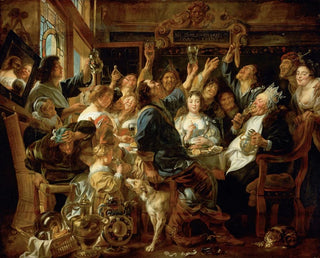 La Fête du Roi des Haricots - Jacob Jordaens — artwork view
