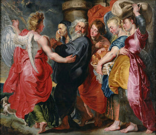 The Flight of Lot and His Family from Sodom - Jacob Jordaens — artwork view