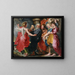 The Flight of Lot and His Family from Sodom - Jacob Jordaens — framed artwork on a wall