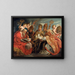 Les quatre Pères de l'Église latine - Jacob Jordaens — framed artwork on a wall