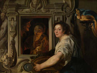 The Fruit Seller - Jacob Jordaens — artwork view