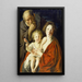La Sainte Famille - Jacob Jordaens — framed artwork on a wall