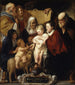 La Sainte Famille avec sainte Anne et le jeune Baptiste et ses parents - Jacob Jordaens — artwork view