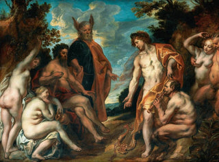 The musical contest between Apollo and Pan - Jacob Jordaens — artwork view