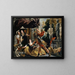 Ulysses threatening Circe - Jacob Jordaens — framed artwork on a wall