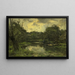Landscape with Boat - Jacob Maris — framed artwork on a wall