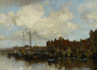 On the Amstel - Jacob Maris — artwork view