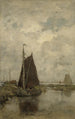 Ships in Cloudy Weather - Jacob Maris — artwork view