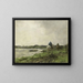 Path of the towpath - Jacob Maris — framed artwork on a wall