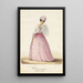 Young woman with koto misi - Jacob Marius Adriaan Martini van Geffen — framed artwork on a wall