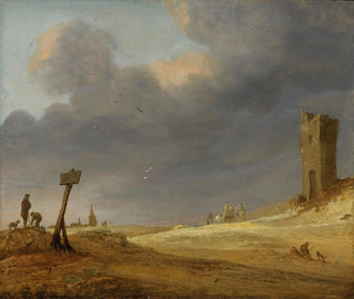 a dune landscape - Jacob Salomonsz van Ruysdael — artwork view