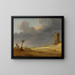 a dune landscape - Jacob Salomonsz van Ruysdael — framed artwork on a wall