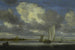 Bateaux de pêche et de voile sous un ciel vaste - Jacob Salomonsz van Ruysdael — artwork view