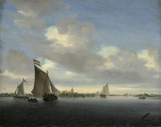 Marine Painting - Jacob Salomonsz van Ruysdael — artwork view