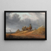 Market by the seaside - Jacob Salomonsz van Ruysdael — framed artwork on a wall