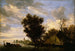 River scene with ferry - Jacob Salomonsz van Ruysdael — artwork view