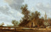 La halte à l'auberge - Jacob Salomonsz van Ruysdael — artwork view