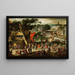 Saint Sebastian's Day Fair Painting - Jacob Savery the Elder — framed artwork on a wall