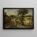 Landscape with Cornfields - Jacob Savery the Younger — framed artwork on a wall