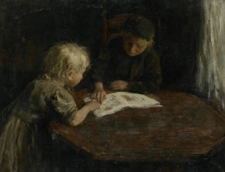Children with a picture book - Jacob Simon Hendrik Kever — artwork view
