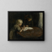 Children with a picture book - Jacob Simon Hendrik Kever — framed artwork on a wall