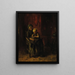 Mother and Child - Jacob Simon Hendrik Kever — framed artwork on a wall