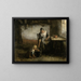 Woman peeling potatoes - Jacob Simon Hendrik Kever — framed artwork on a wall