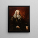 Portrait painting of Lord Langdale - Jacob Thompson — framed artwork on a wall