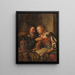 Love unequal - Jacob Toorenvliet — framed artwork on a wall