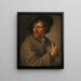 a Man Holding a Jug - Jacob Toorenvliet — framed artwork on a wall