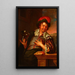 Man with a Cup - Jacob Toorenvliet — framed artwork on a wall