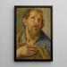 Portrait of an Old Man - Jacob Toorenvliet — framed artwork on a wall