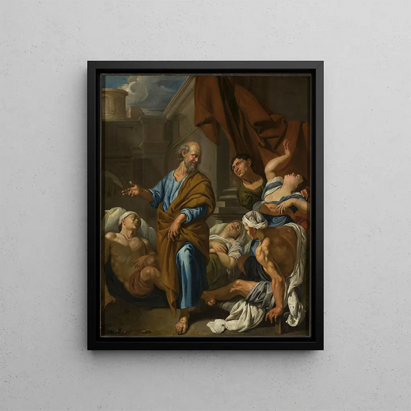 Saint Peter Healing the Sick by Toorenvliet — framed art print
