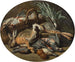 Composition with Book, Birds and Fruit Basket and Composition with Fish and Vegetables - Jacob van der Kerckhoven — artwork view