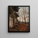 Cemetery of the Saint-Alban Church in Basel - Jacob Wagner — framed artwork on a wall