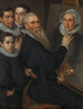 Autoportrait du peintre et de sa famille - Jacob Willemsz. Delff l'Ancien — artwork view